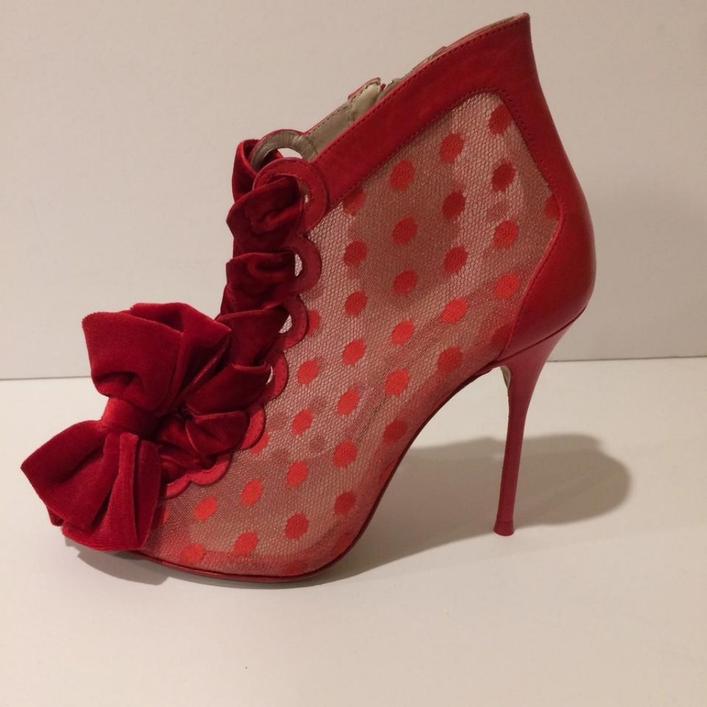 πSOLDπSophia Webster New Polka Dot Tulle Sandal - Picture 6 of 8